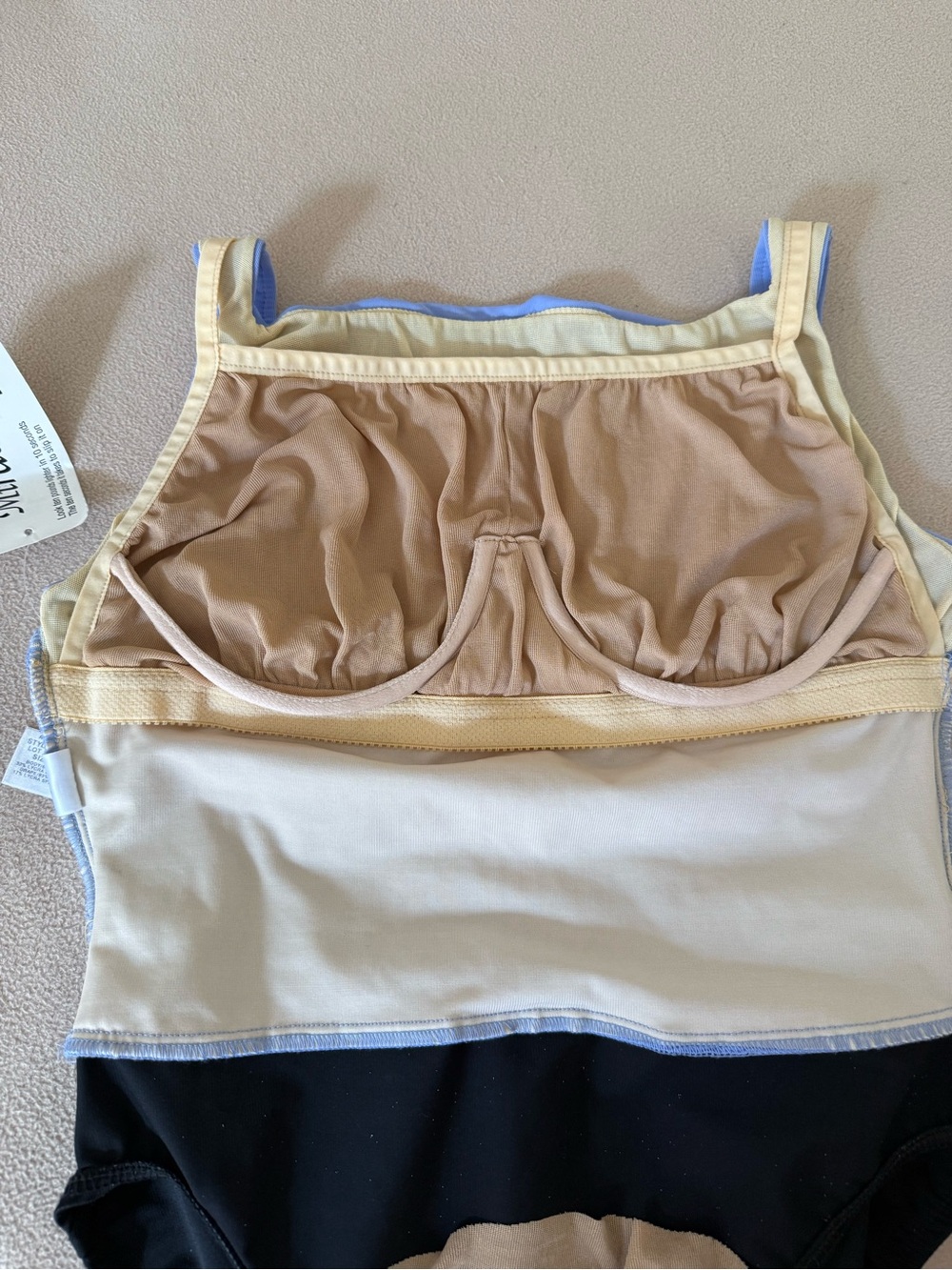 Miraclesuit Size 12 One Piece Swimsuit Tummy Control Colorblock DEFECT - Picture 9 of 16
